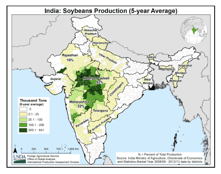 Poor Start to Monsoon Adds Doubts to Indian Soybean Output - U.S. Soy